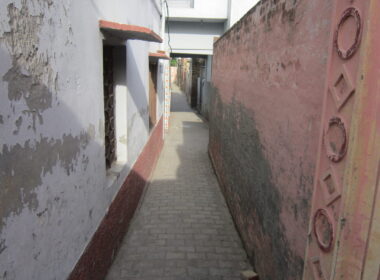 After Sewerage _ Interlocking Tiles work done in the streets of Vill. Narur24
