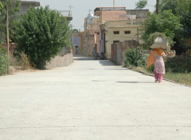 After work done of Sewerage and Cocreating in streets6 of Vill. Jian