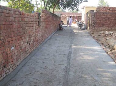 After work done of Sewerage and Concreating in the street at Vill. Kakkar3