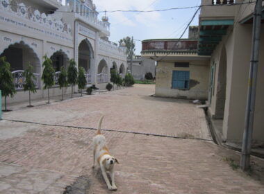 Before sewerage _ Interlocking tiles work done in streets at Village Kandola Khurd1