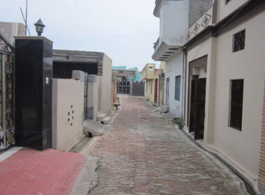Before sewerage _ Interlocking tiles work done streets6 at Village Kandola Khurd