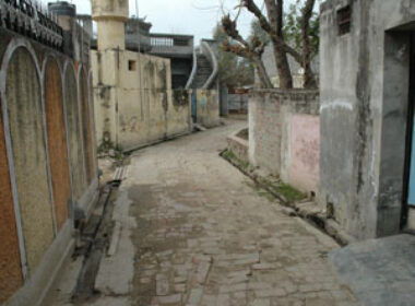 Before start work of sewerage and concreating in streets4 at Village Jian
