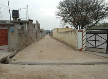Before work start in street2 of village Langeri