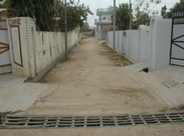 Before work start in street3 of village Langeri