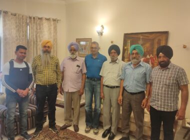 During Ist meeting with Village Committee, Paldi and NRI with Col SS Bajwa on 06.04.22 at Mohali1
