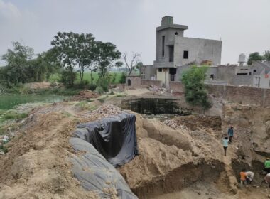 During construction of Septic Tank No.1 at Village Kandola Khurd