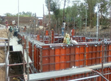 During under construction work of Septic Tank at Vill. Kanech1