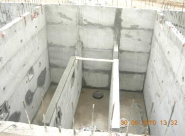 Septic Tank at Village Awanghores Shah during Construction2