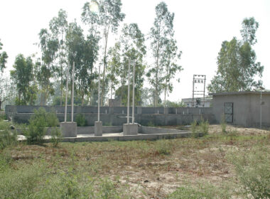 Work done of Septic Tank at Village Langeri